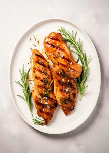 دﺟﺎج ﻣﺸﻮي ﺑﺎﻟﺨﺮدل واﻟﻌﺴﻞ